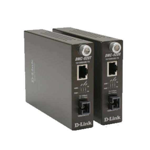 D-Link DMC-920T/E 10/100Base-TX to 100Base-FX Single-Fiber Media Converter (TX-1550/RX-1310 nm)